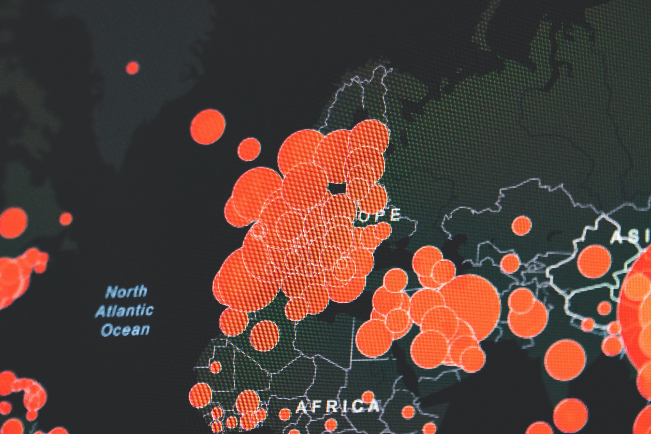 SARS-CoV-2 Karte zeigt Verbreitung der Pandemie in Europa